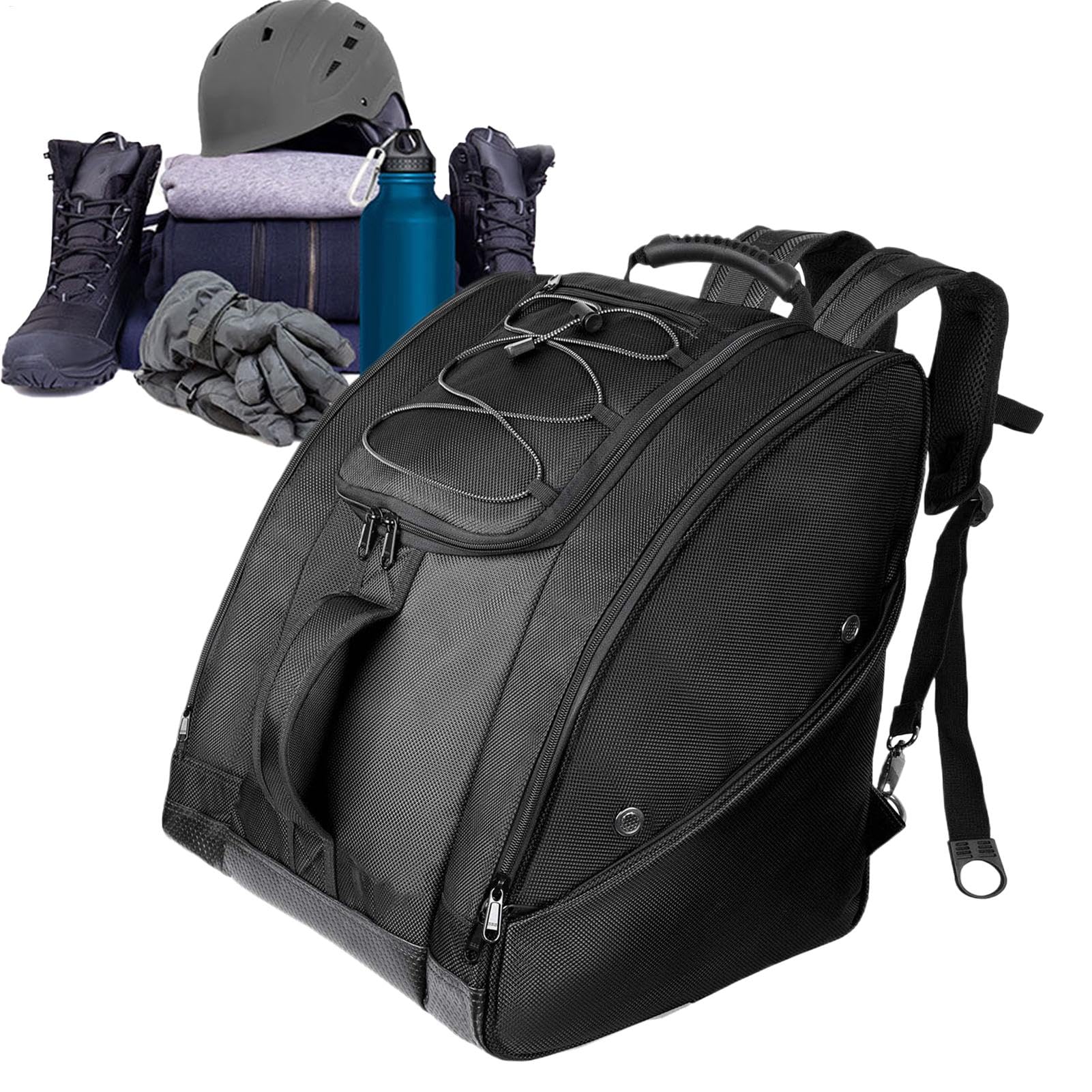Ski-Boot-Tasche, wasserdicht, Skizubehör, 50 l, Nylon, große Kapazität, Heavy Duty Snowboard, 40 x 40 x 40 cm, für Winter Sport und Outdoor Abenteuer