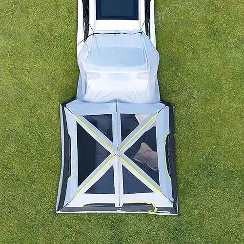 Miniatura 6 de UNP Tienda de campaña SUV para acampar, tienda de campaña SUV para 6 personas con portón trasero - fácil instalación con sobretecho, 10'x9'x78in(H)