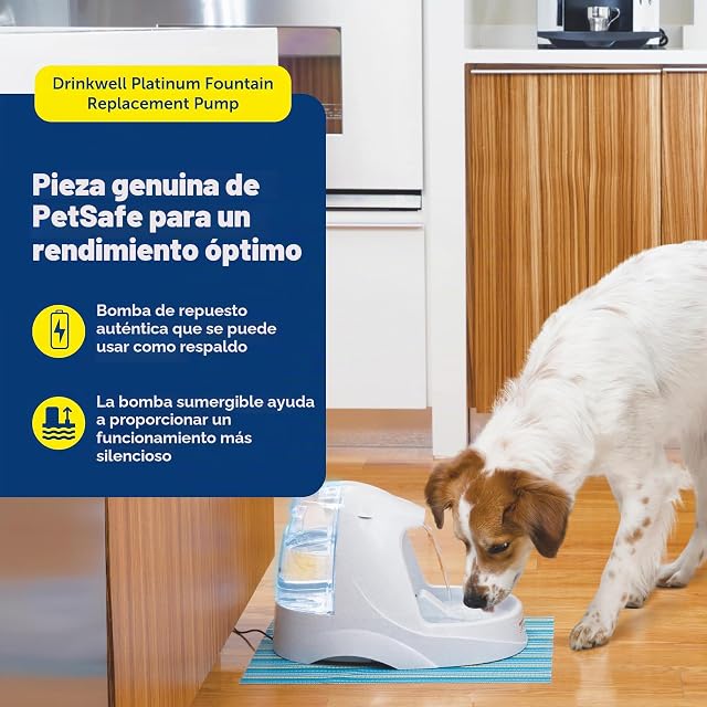 Foto 2 de 8 de PetSafe Drinkwell Platinum - Bomba de Repuesto para Fuente de Agua para Perros y Gatos