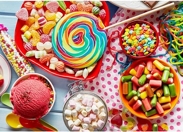 Amazon Color Tree Design 1000ピースパズル クレイジーカラフルキャンディ はカラフルで鮮やか 大人に最適なジグソーパズル 1000ピースパズル 楽しくエキサイティング ジグソーパズル おもちゃ