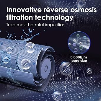 Waterdrop N1-MRO Filter, Replacement for N1 Countertop Reverse Osmosis Water Filtration System, 18-Month Lifetime