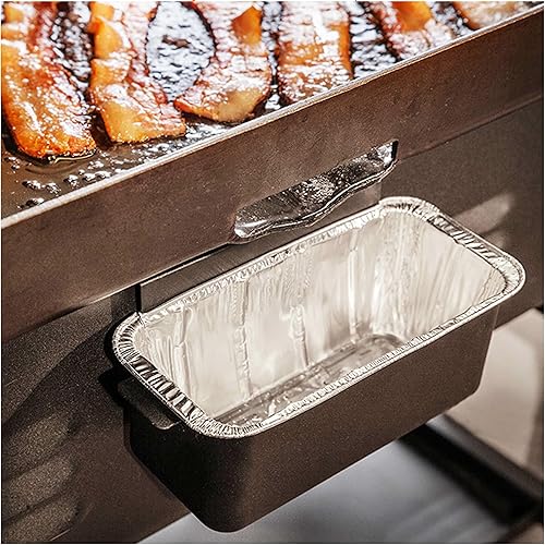 Miniatura 2 de Blackstone 5709 Pan Liners (paquete de 30) vasos de aluminio para parrillas de 36 pulgadas y 30, 28, 22, 17 pulgadas, atrapador de bandeja de goteo