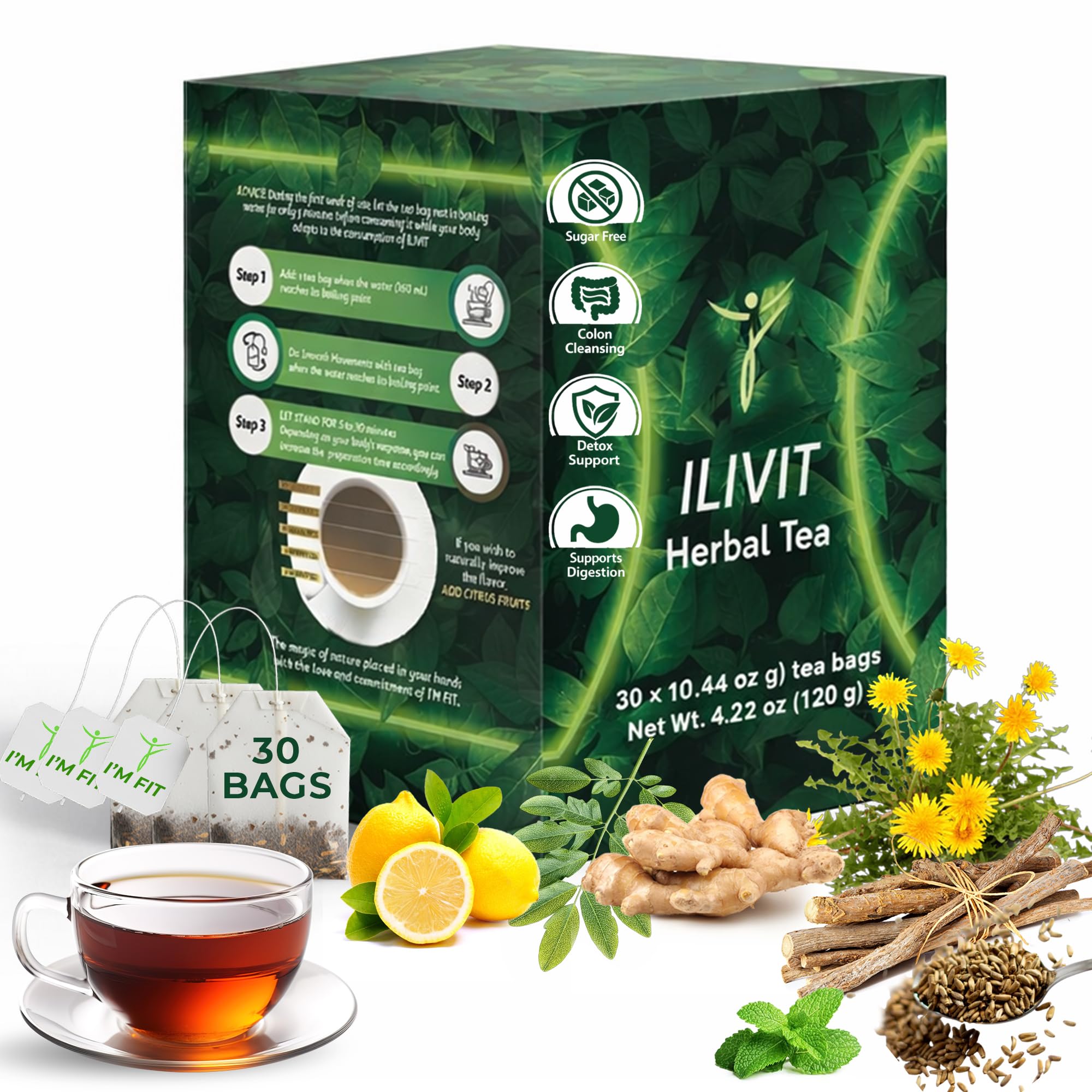 Ilivit Colon Cleanser & Detox Tea