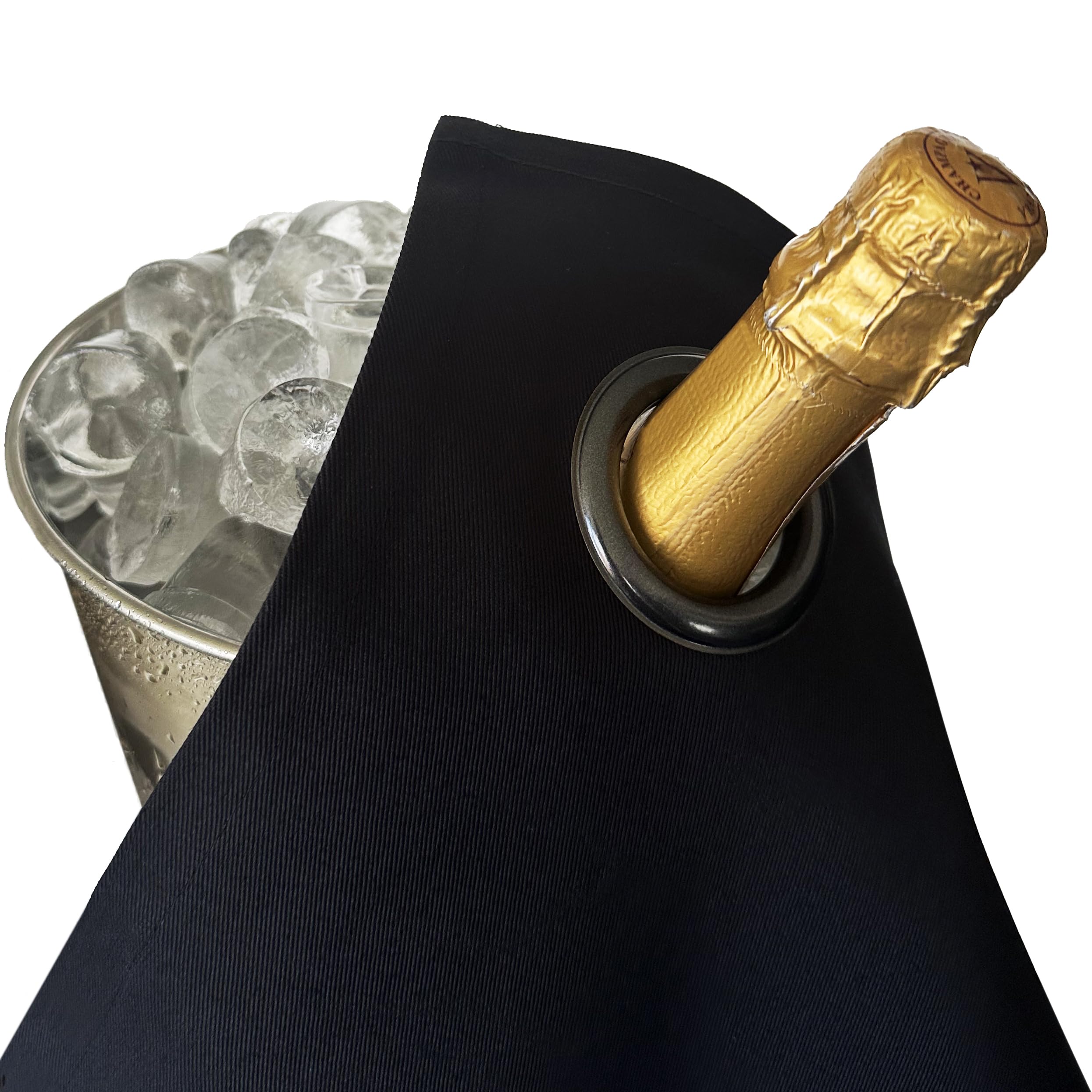 Classic Collection, Flessendoeken met Metalen Ring voor Ijsemmers Classic Collection, Flessendoeken met Metalen Ring voor Ijsemmers