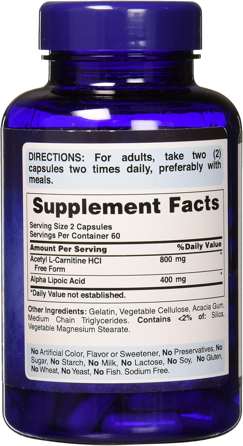 Puritan's Pride Acetyl L-carnitine Free Form