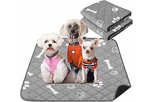 PatiencET Washable Pee Pads for Dogs, 24" x 36" - Reusable Puppy...