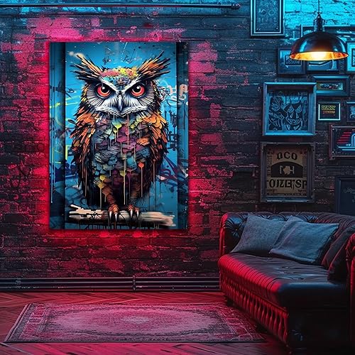 Miniatura 168 de ANRUOXI Graffiti - Lienzo decorativo para pared, diseño abstracto retro, pintura urbana moderna, póster de decoración de pared de zapatos para