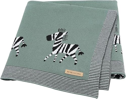 Miniatura 6 de mimixiong Manta de algodón para bebé, género, neutro, para guardería, para la ducha, regalo de registro para bebés, niños y niñas