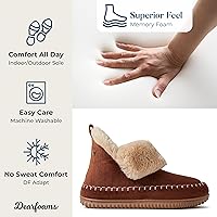 Vista 5 de Dearfoams Alpine Moritz - Pantuflas para mujer con soporte de arco para exteriores