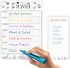 Dry Erase Magnetic Meal Planner A4 Size & Magnetic Grocery List for Fridge - White