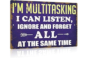 Vintage Sarcastic Funny Tin Signs for Adult Humor