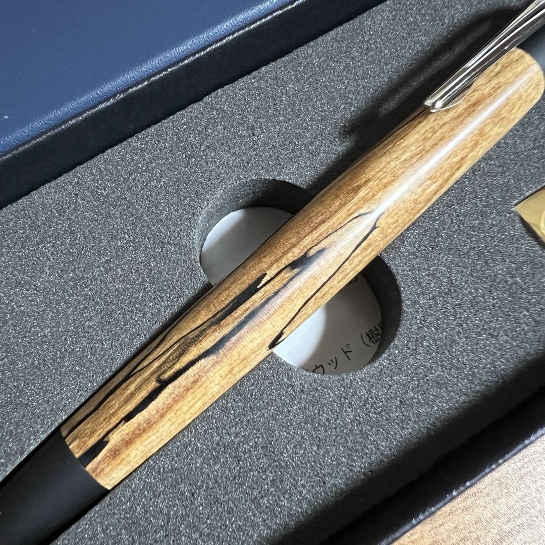 野原工芸 ボールペン ロータリー 栃 スポルテッド SANZOクリップ