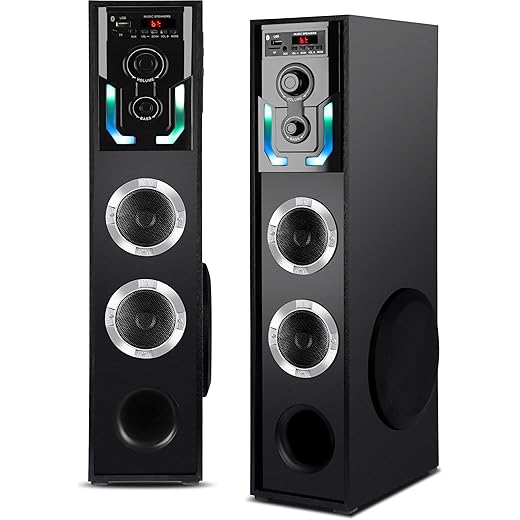 HJ DJ Multimedia Tower Speaker H 10X Bluetooth Home Theater