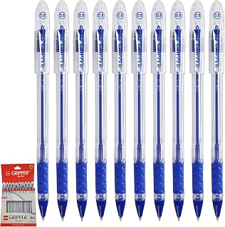 Cello Gripper-1 Ball Pen (Pack Of 10),Blue Price In India