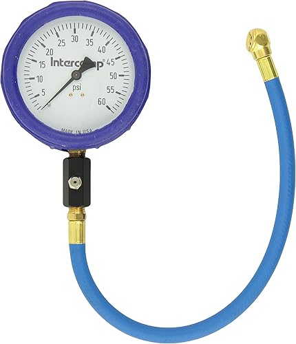 Intercomp (360060) 4" 60 PSI manómetro de presión del aire