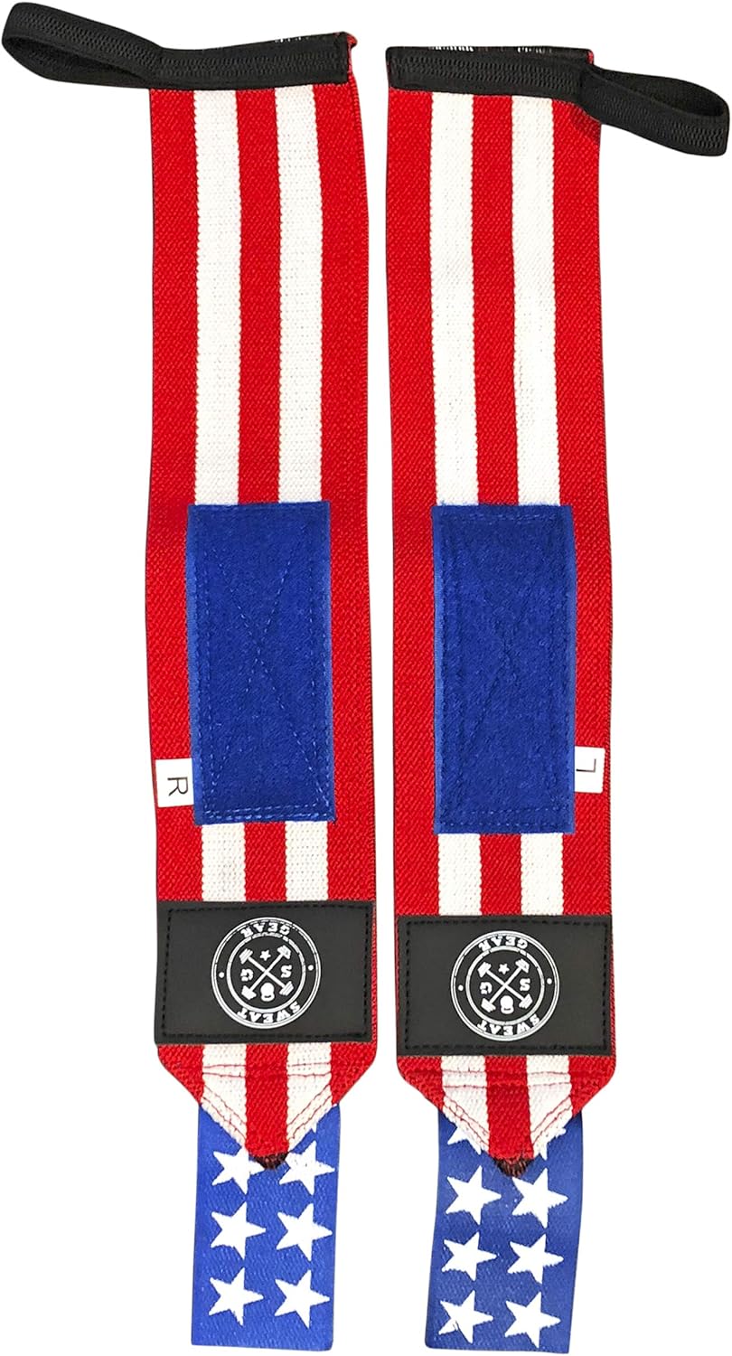 USA Weightlifting and Crossfit Wrist Wraps by Sweat Gear