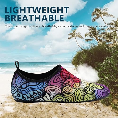 Miniatura 3 de Zapatos de agua para hombre y mujer, de secado rápido, antideslizantes, para playa, natación, yoga, ejercicio, deportes