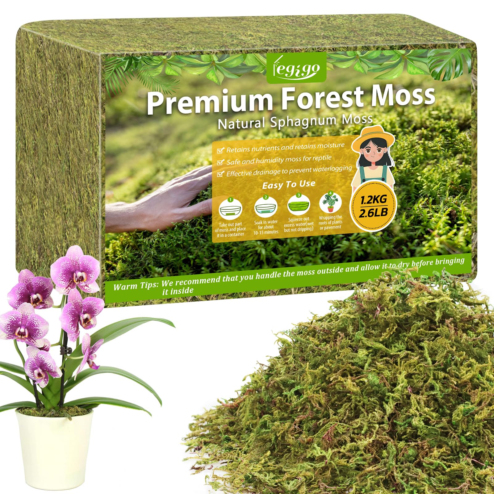Legigo 2.6LBS Sphagnum Moss