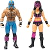 Boss Fight Legends of Lucha Libre Premium Lady Maravilla y Konnan – Incluye piezas intercambiables y accesorios y cuenta con articulación increíble – 1:12 1