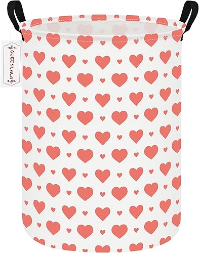 Miniatura 12 de Cesta de almacenamiento grande de QUEENLALA, plegable y redonda, cesta de almacenamiento, cesta de la colada/cuarto de baño/decoración del