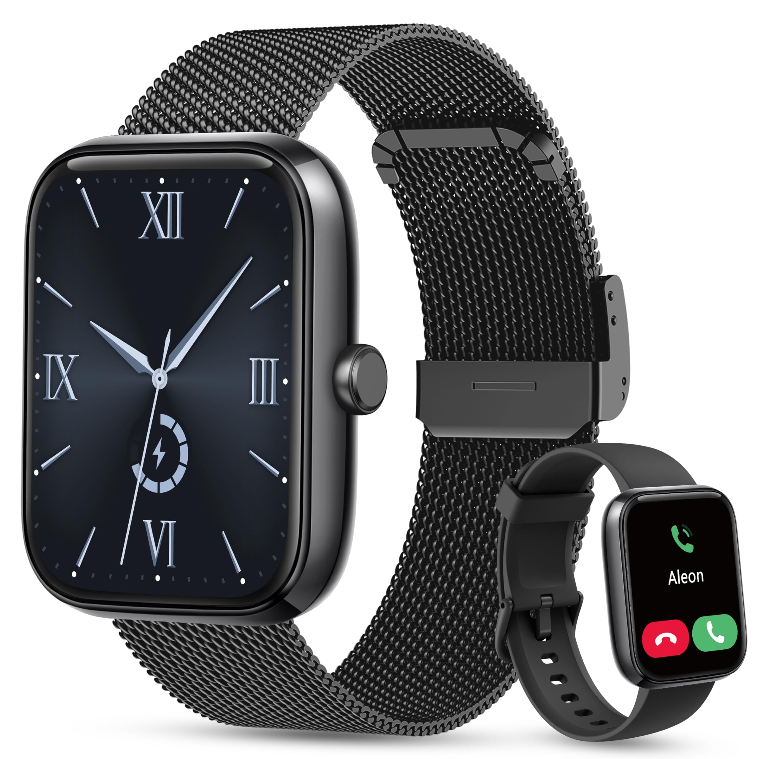 Amazon.com: Smart Watch Men Women [2 Bands, 44mm case] 1.83