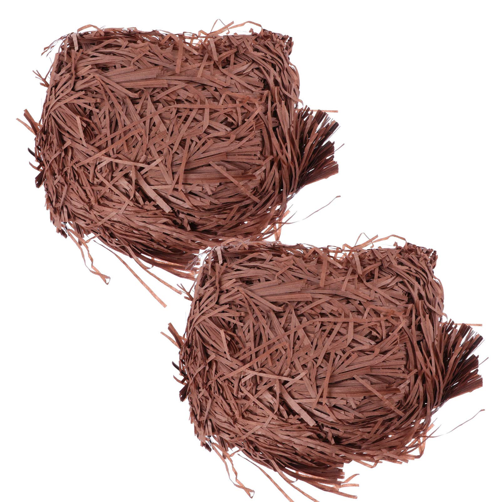 Carta sminuzzata per confezioni regalo, Carta velina glitterata triturata for riempire i regali di Pasqua, multicolore, 22x15 cm, confezione da 6(Coffee*2 Pieces,22 * 15Cm*3Pcs)