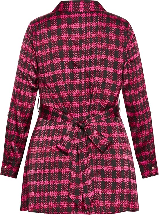 AVENUE Women's Plus Size Eva Longline Shirt