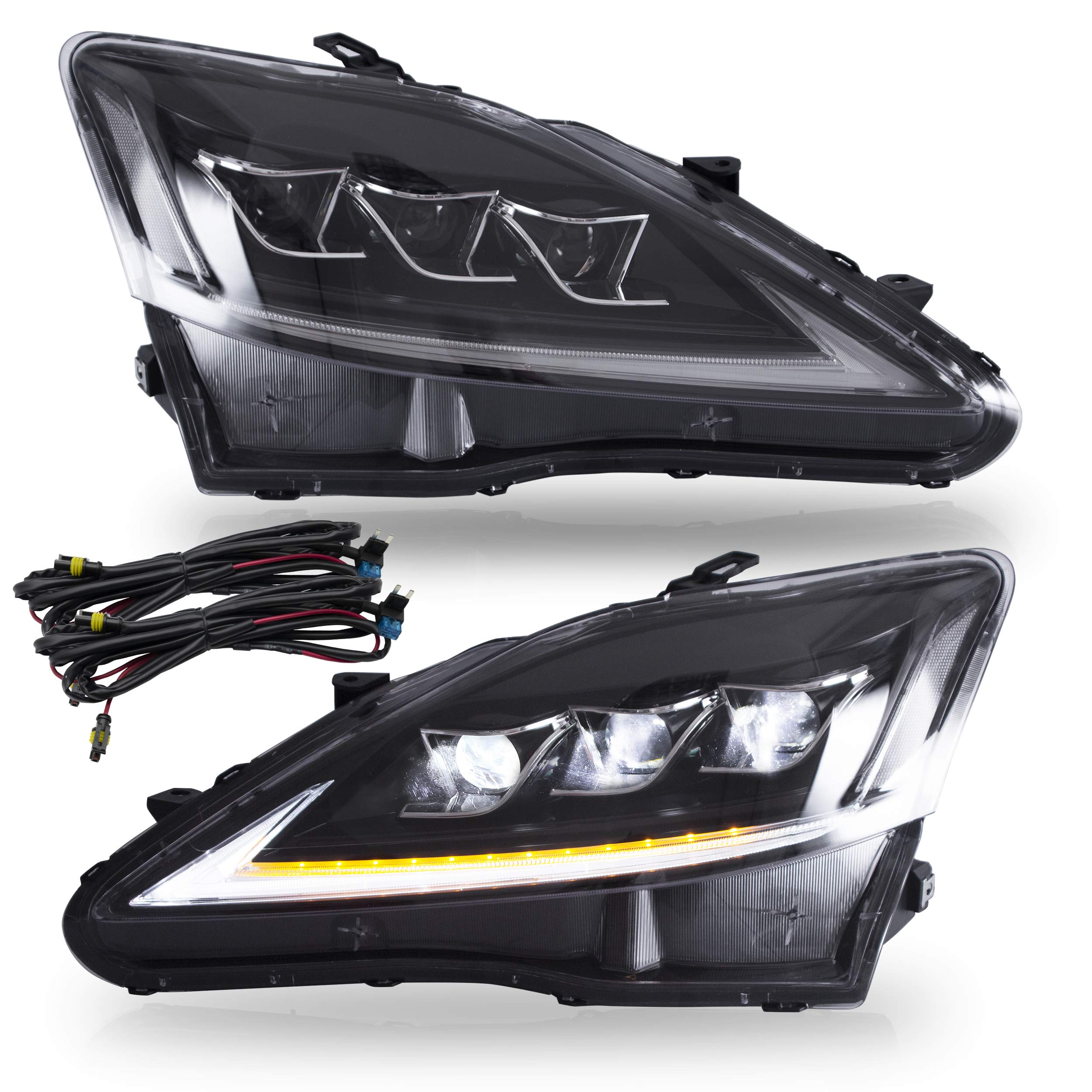 Buy VLAND Headlights Assembly Fit for Lexus IS250/ IS250C IS350 IS350C