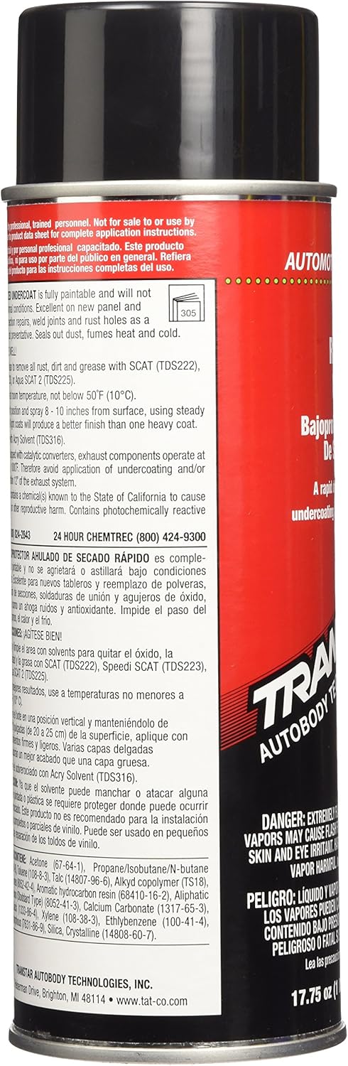 TRANSTAR (4363-F) Quick Dry Rubberized Undercoating - 17.75 oz. Aerosol