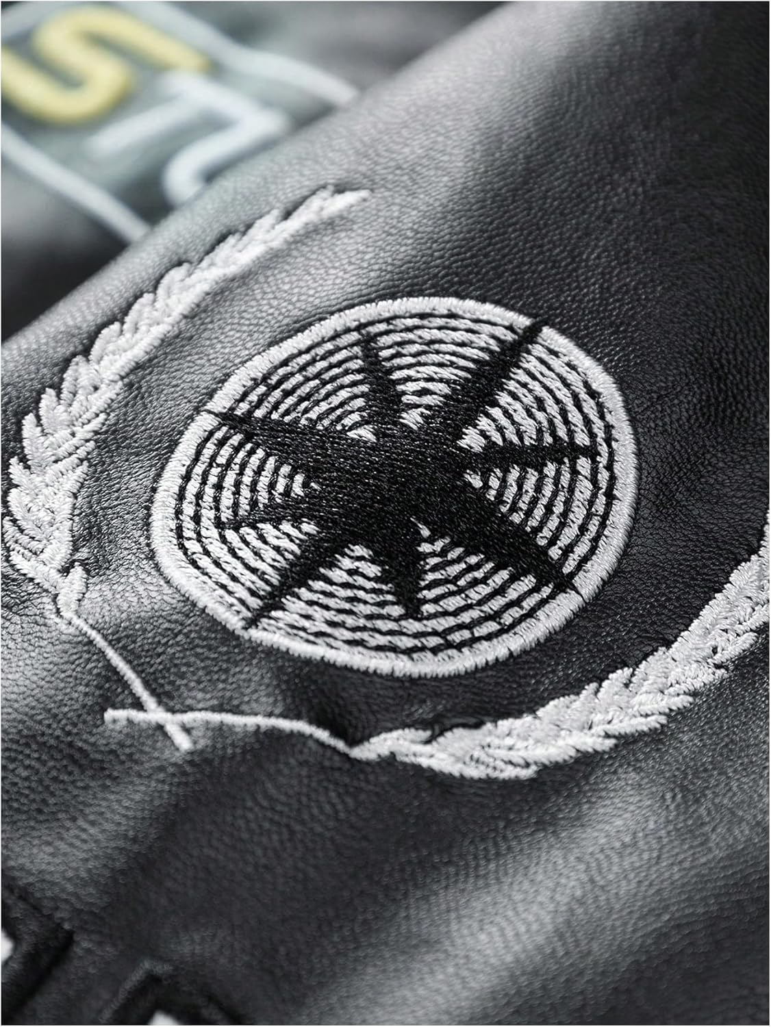 SOLY HUX Women's Faux Leather Motorcycle Jacket Y2k Racing Graphic Bomber Jackets Coat Streetwear - Image 2