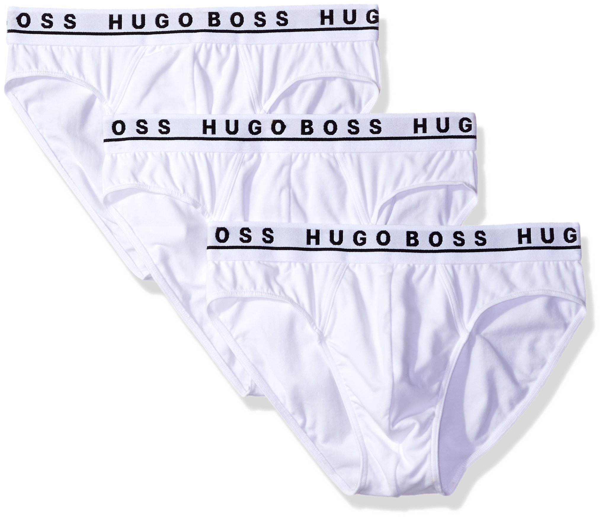 Men's 3-Pack Bold Logo Hipster Briefs