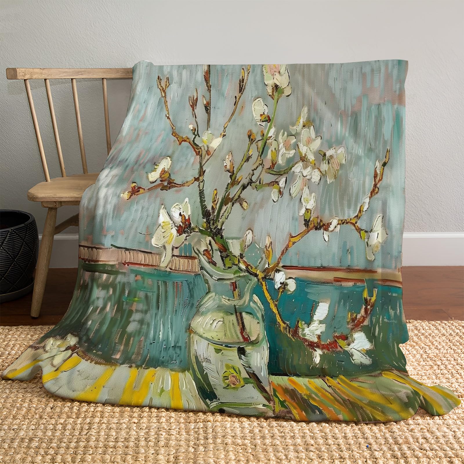 Couverture polaire 130x150cm contre le froid hivernal sur le canapé ou le lit