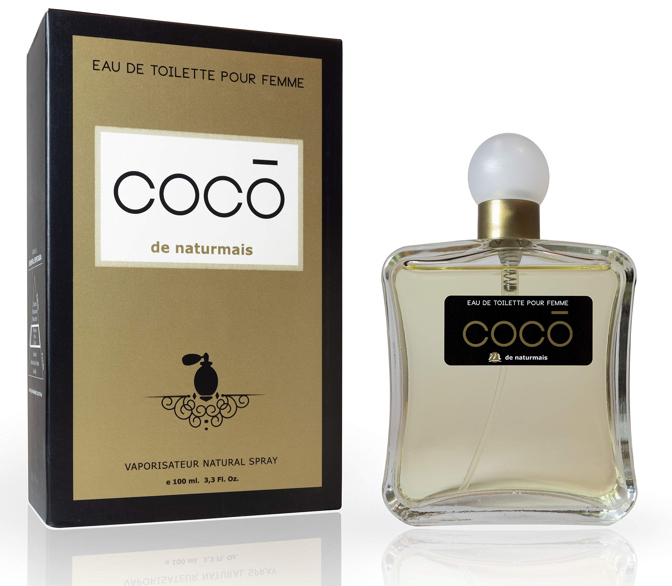 Cocó Eau de Cologne Intense 100 ml. Parfum Compatible with Coco Eau De Parfum, Women's Perfume Equivalent