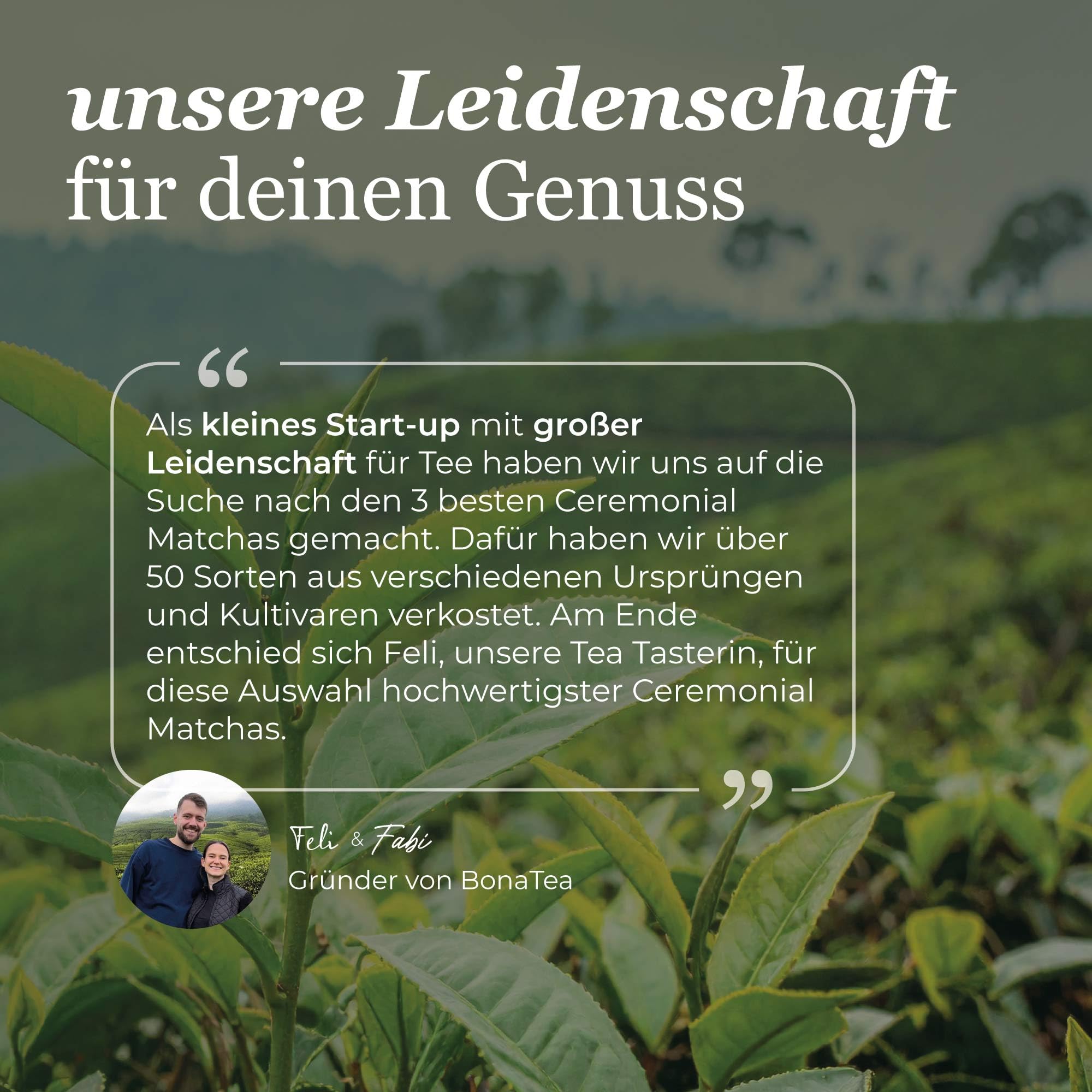 Bio Matcha Ceremonial Grade in verschiedenen Qualitätsstufen aus Japan - erste Ernte, laborgeprüft 30g, Qualitätsstufe: Grade 3