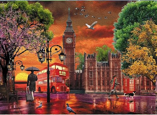 Rompecabezas de 1000 piezas, rompecabezas de 1000 piezas, 1000 piezas, para adultos y niños, adecuado para adultos y niños (E0004, 1000 piezas, 1000