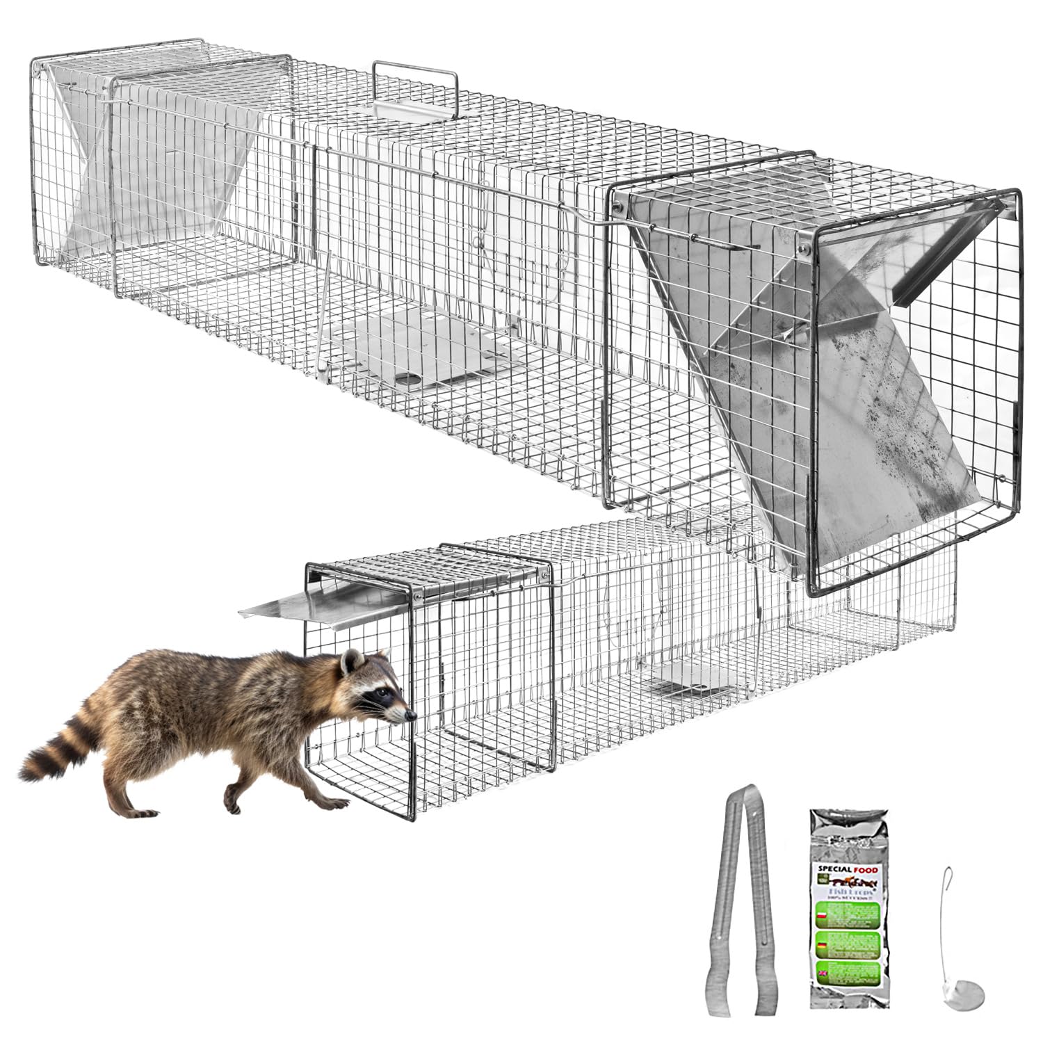 Petigi Lebendfalle Marder Rattenfalle Lebend Wiesel Garten Kaninchen Abwehr Umsiedeln Falle Haus Waschbär Fuchs Zubehör Vertreiben Dachboden 150 x 31 x 29 Heavy