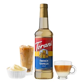 Torani Syrup Variety Pack (4 Flavors) and Dispenser Pump
