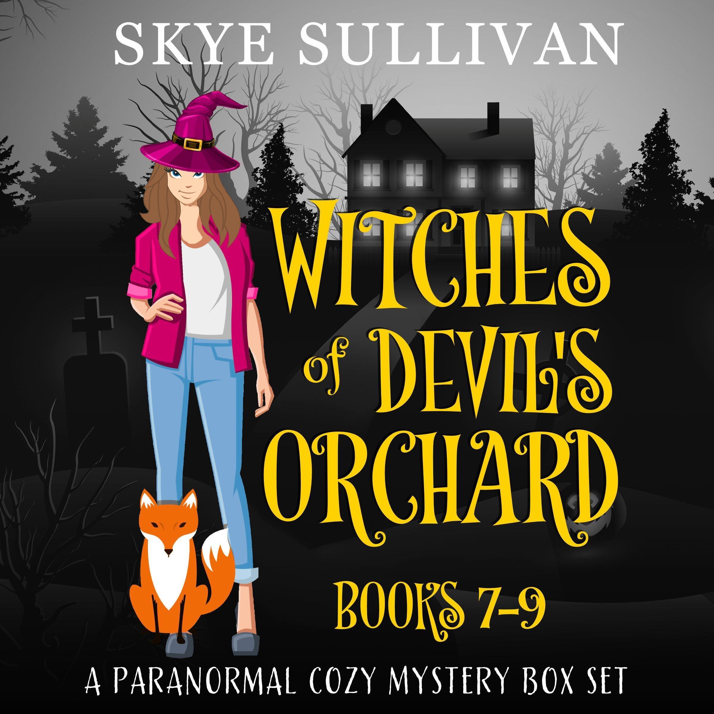 Cover art for Witches of Devil's Orchard Paranormal Cozy Mystery Box Set, Books 7-9