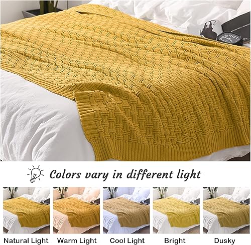 Miniatura 6 de Treely - Manta de punto de algodón 100%