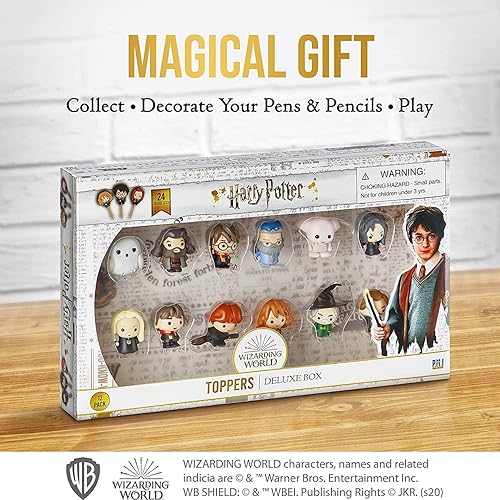 Miniatura 3 de Harry Potter Pencil Toppers, Gifts, Toys, Collectibles  Set of 12 Harry Potter Figures for Writing, Party Decor Ron Weasley, Hermione Granger, Sybil