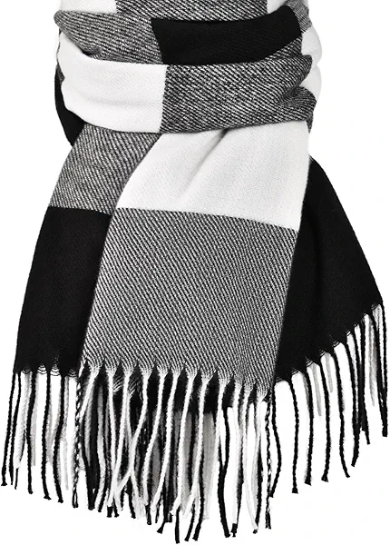 Scarf for Women - Womens Winter/Fall Scarf, Fashion Long Plaid Shawls and Wraps, Cashmere Feel Blanket Pashmina Scarves