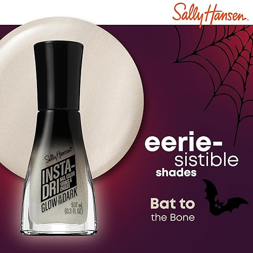 Miniatura 5 de Sally Hansen Insta-Dri Esmalte de uñas  Colección Glow in the Dark Bat to the Bone  0.31 onzas líquidas