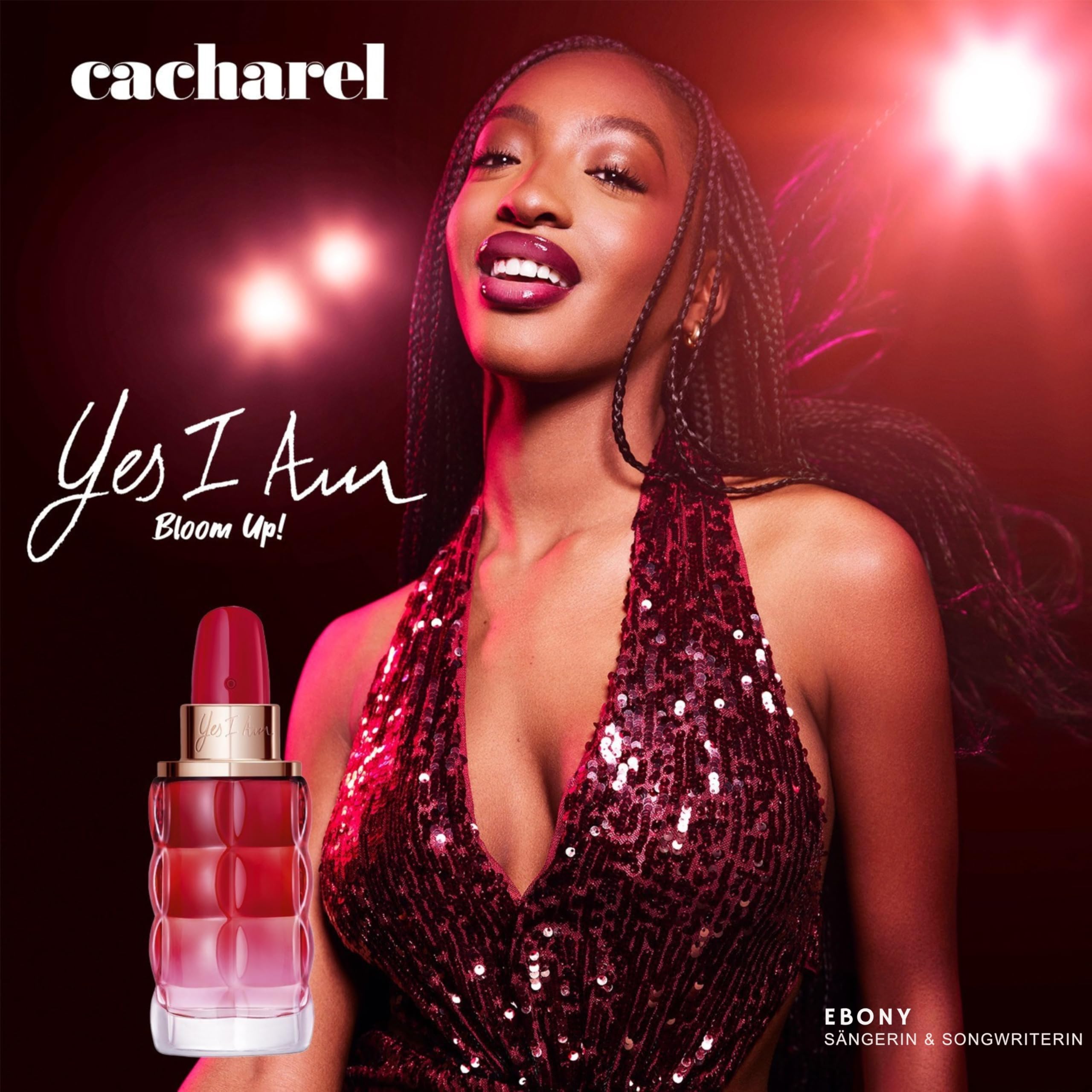 Cacharel Yes I Am Bloom Up Eau de Parfum für Damen, fruchtig-blumiger Duft, feminines Damenparfüm, 30 ml