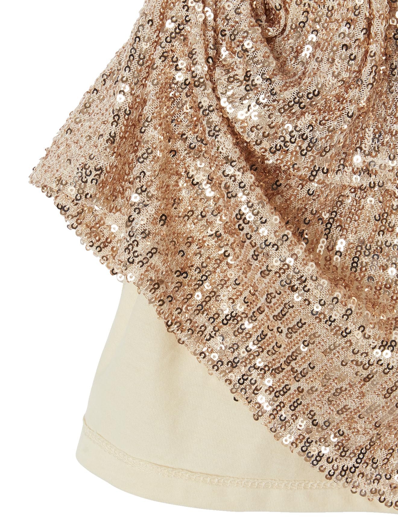 VERTBAUDET Jupe à Volants en Sequins Noël Fille