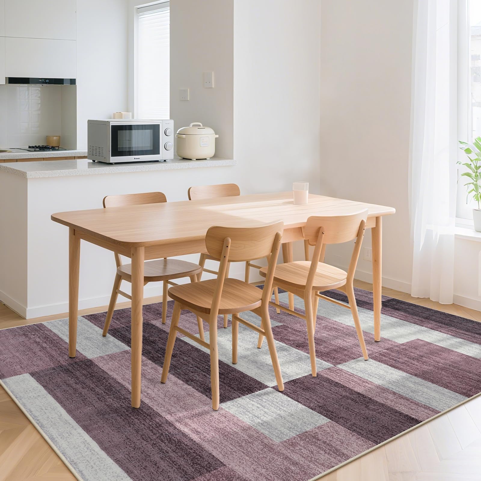 Amazon | HAOCOO カーペット 洗える 200X250cm ラグ 3畳 北欧風 モダン