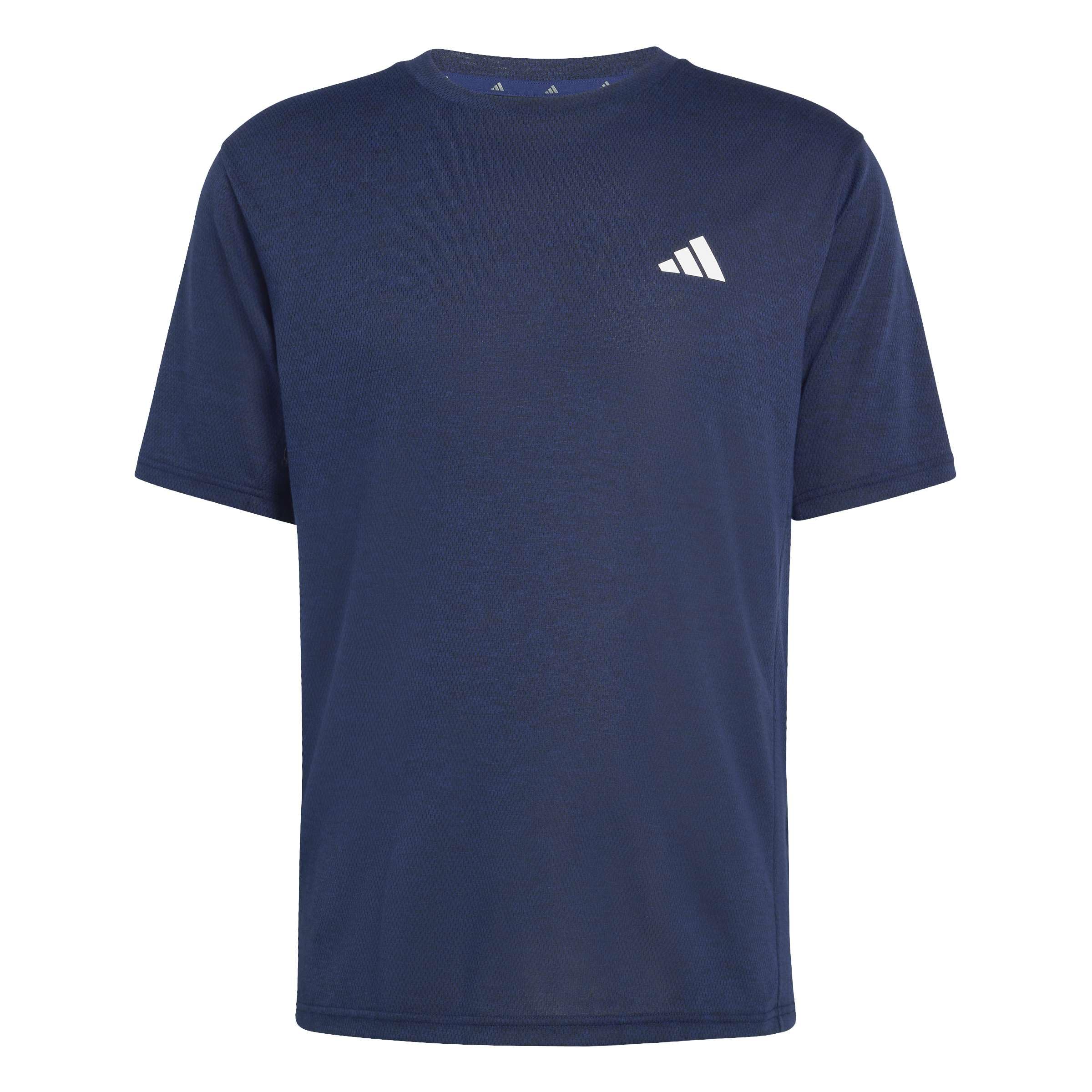 adidas Men's Workout Essentials Feelready Novelty Shirt, Dark Blue Melange, S