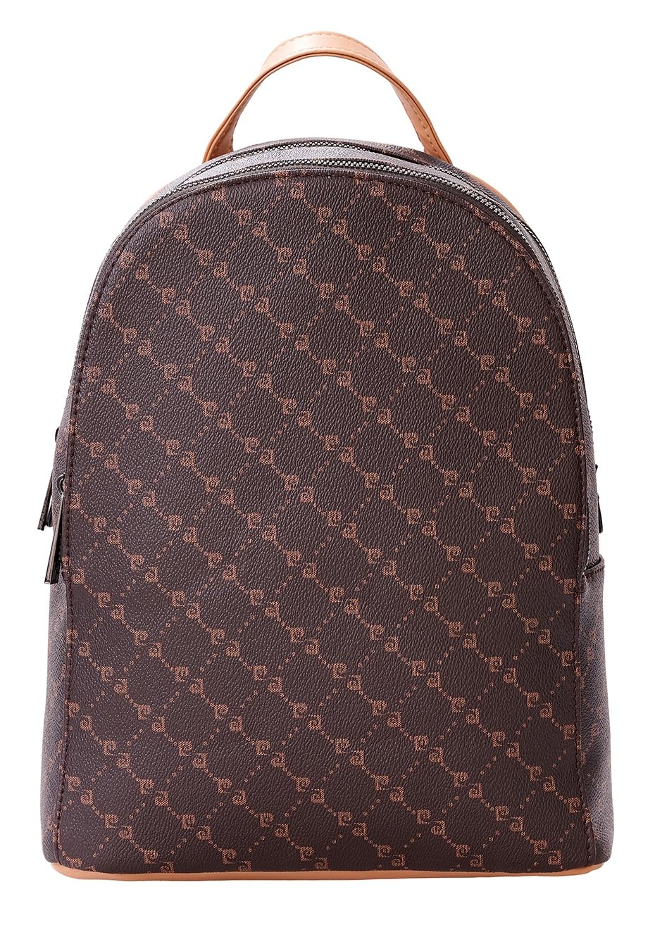 Pierre Cardin Zaino, Donna, Zaino, Borsa a tracolla, pelle sintetica, Casual, in pelle, elegante, Multifunzione, antifurto, Zaino, Zainetto, viaggio di lavoro, Borsa a mano