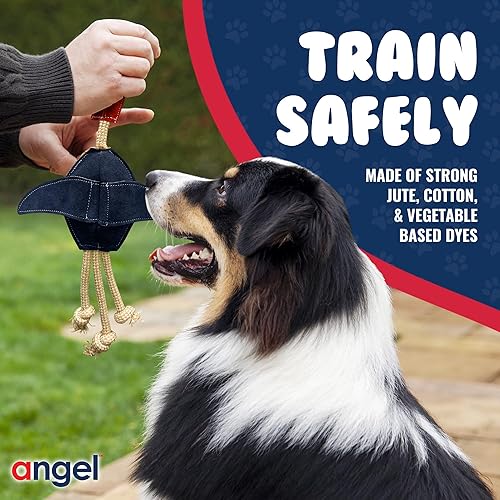 Miniatura 4 de Angel Pet Supplies Loon - Juguete de cuerda natural para perros  Juguete duradero para perros  Estimulación interactiva y mental  Juguetes naturales