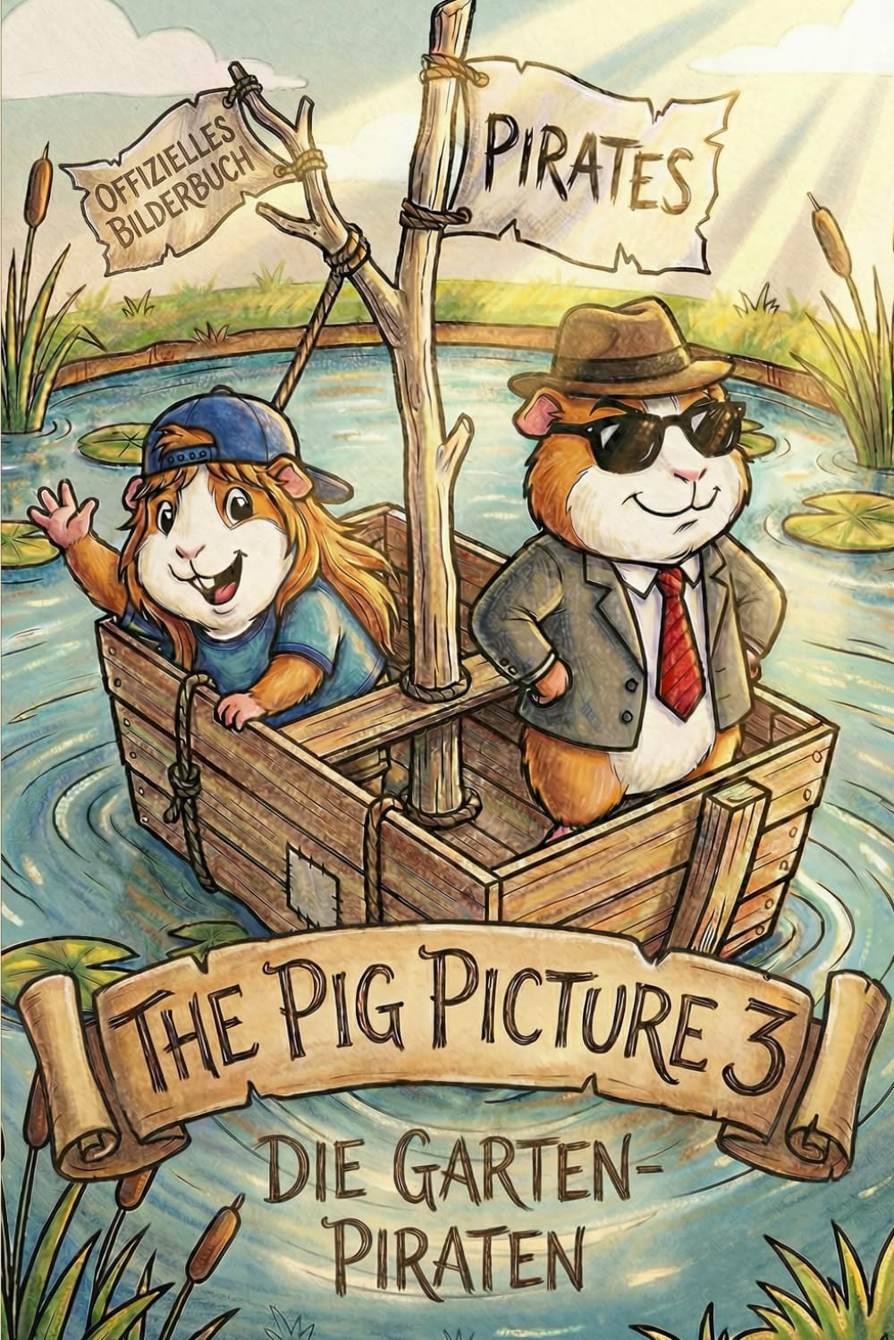The Pig Picture 3: Die Garten-Piraten - OFFIZIELLES BILDERBUCH (The Pig Picture Abenteuer)