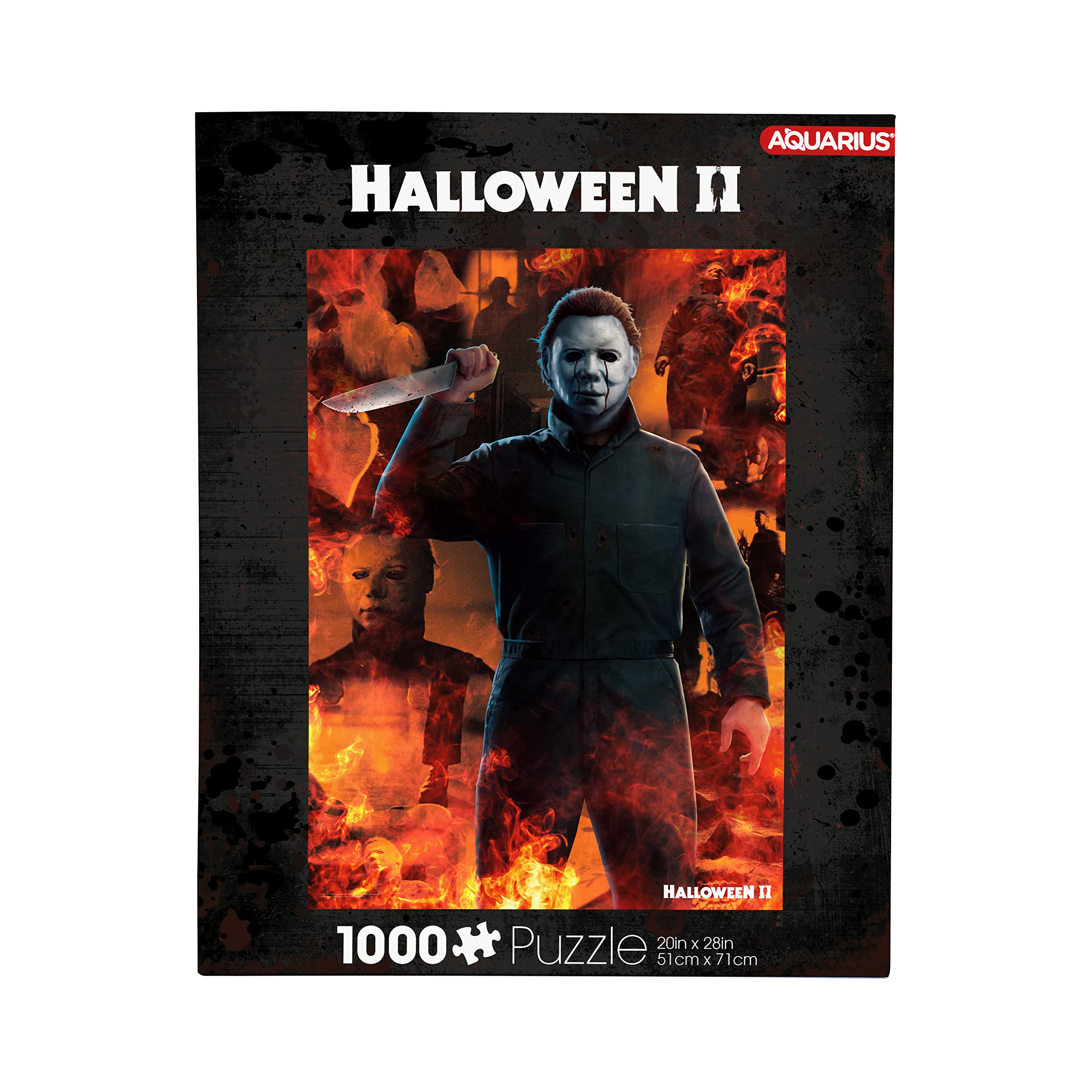 Puzzle Halloween II | 500 Pezzi | 35,5x48,9 Cm | Film 1984 | Scatola A Forma Di Bara Con Poster Bonus | Licenza Ufficiale